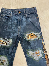 Load image into Gallery viewer, 1of1 Camo Repaired Flared Denim
