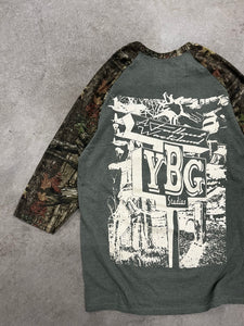 Camo YBG Fallout Baseball Shirt